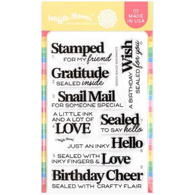 Waffle Flower Stempel - Sealed Sentiments